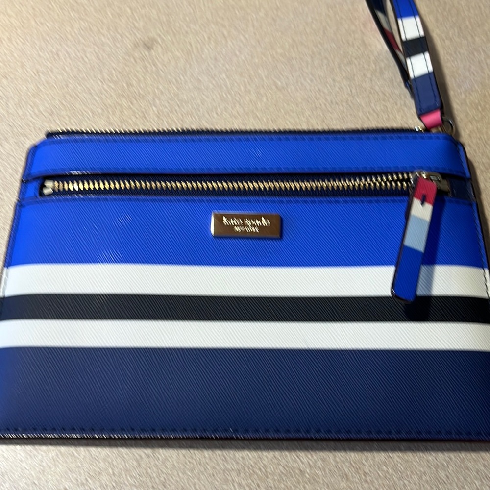 Kate Spade Striped Wristlet